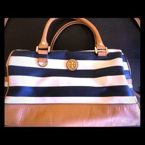 Tory Burch blue and white bag!